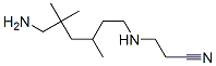 3-[(6-amino-3,5,5-trimethylhexyl)amino]propiononitrile Struktur