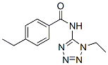 Benzamide, 4-ethyl-N-(1-ethyl-1H-tetrazol-5-yl)- (9CI) Struktur