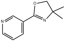 4,5-DIHYDRO-4,4-DIMETHYL-2-(3-PYRIDYL)OXAZOLE Struktur
