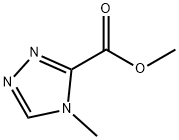 4H-1,2,4-Triazole-3-carboxylicacid,4-methyl-,methylester(9CI) Struktur