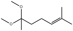 6,6-dimethoxy-2-methylhept-2-ene Struktur