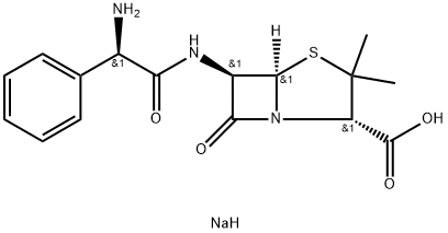 Ampicillin sodium Struktur