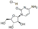 1-beta-D-Arabinofuranosylcytosine hydrochloride Struktur