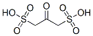 2-oxopropane-1,3-disulphonic acid Structure