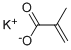 甲基丙烯酸钾,6900-35-2,结构式