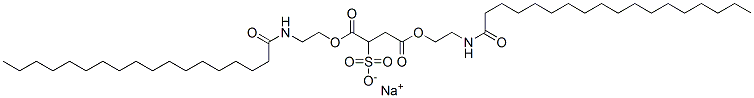 sodium 1,4-bis[2-[(1-oxooctadecyl)amino]ethyl] sulphonatosuccinate|