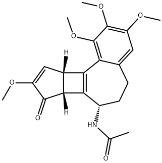 [7S-(7alpha,7bbeta,10abeta)]-N-(5,6,7,7b,8,10a-hexahydro-1,2,3,9-tetramethoxy-8-oxobenzo[a]cyclopenta[3,4]cyclobuta[1,2-c]cyclohepten-7-yl)acetamide Structure