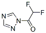 1H-1,2,4-Triazole, 1-(difluoroacetyl)- (9CI) Structure