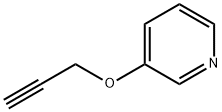 3-(2-丙炔氧基)吡啶 结构式