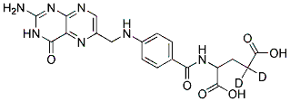 叶酸-D2, 69022-87-3, 结构式