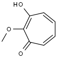 2,4,6-Cycloheptatrien-1-one, 3-hydroxy-2-methoxy- (9CI) Struktur