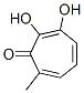 2,4,6-Cycloheptatrien-1-one, 2,3-dihydroxy-7-methyl- (9CI) Struktur