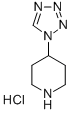 4-(1H-四氮唑-1-基)哌啶盐酸盐, 690261-90-6, 结构式