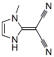 Propanedinitrile, (1,3-dihydro-1-methyl-2H-imidazol-2-ylidene)- (9CI) Struktur