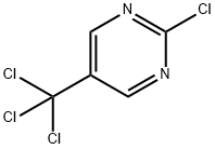 Pyrimidine, 2-chloro-5-(trichloromethyl)- (9CI) Structure