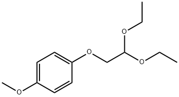 4-METHOXYPHENOXYACETALDEHYDE DIETHYL ACETAL Structure