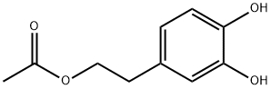 ヒドロキシチロソールアセタート 化学構造式