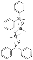 1,3,3,5,5,7-hexamethyl-1,1,7,7-tetraphenyltetrasiloxane Structure