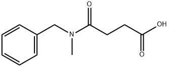 4-(苄基-甲基-氨基)-4-氧代-丁酸, 69049-90-7, 结构式