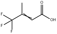 3-(トリフルオロメチル)クロトン酸 化学構造式
