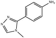 4-(4-METHYL-4H-1,2,4-TRIAZOL-3-YL)ANILINE Struktur