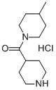 (4-METHYLPIPERIDINO)(4-PIPERIDINYL)METHANONE HYDROCHLORIDE Structure