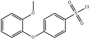 [4-(2-METHOXYPHENOXY)PHENYL]SULFONYLCHLORIDE Structure