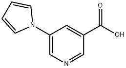 5-(1H-PYRROL-1-YL)NICOTINIC ACID Structure