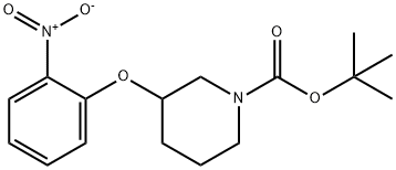 3-(2-NITROPHENOXY)PIPERIDINE, N-BOC PROTECTED Structure