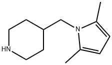4-[(2,5-DIMETHYL-1H-PYRROL-1-YL)METHYL]PIPERIDINE Struktur