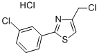 4-氯甲基-2-(3-氯苯基)噻唑盐酸盐, 690632-83-8, 结构式