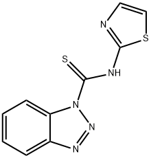 N-(2-THIAZOLYL)-1H-BENZOTRIAZOLE-1-CARB& Struktur