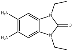 2H-Benzimidazol-2-one,5,6-diamino-1,3-diethyl-1,3-dihydro-(9CI) Struktur