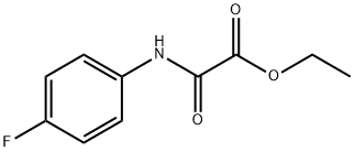 2-(4-氟苯胺基)-2-氧代乙酸乙酯, 69065-91-4, 结构式