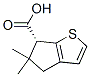 4H-Cyclopenta[b]thiophene-6-carboxylicacid,5,6-dihydro-5,5-dimethyl-,(6R)-(9CI) Struktur