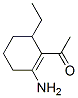 Ethanone, 1-(2-amino-6-ethyl-1-cyclohexen-1-yl)- (9CI) Structure