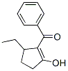 Methanone, (5-ethyl-2-hydroxy-1-cyclopenten-1-yl)phenyl- (9CI) Structure