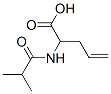 4-Pentenoic  acid,  2-[(2-methyl-1-oxopropyl)amino]- Structure