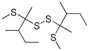 メチル[2-メチル-1-(メチルチオ)ブチル]ペルスルフィド 化学構造式