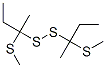 メチル[1-メチル-1-(メチルチオ)エチル]ペルスルフィド 化学構造式