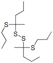 プロピル[1-(プロピルチオ)エチル]ペルスルフィド 化学構造式