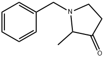 1-Benzyl-2-methyl-3-pyrrolidone Struktur