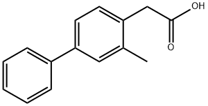 3-甲基-4-联苯乙酸, 6908-55-0, 结构式