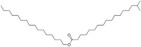 hexadecyl isooctadecanoate Struktur