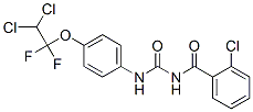2-chloro-N-[[[4-(2,2-dichloro-1,1-difluoroethoxy)phenyl]amino]carbonyl]benzamide Structure