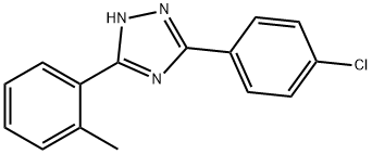 5-(4-Chlorophenyl)-3-(o-tolyl)-1H-1,2,4-triazole Structure