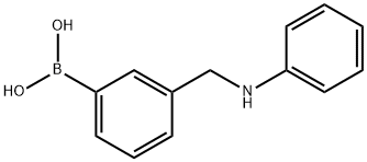 3-((PHENYLAMINO)METHYL)PHENYLBORONIC ACID Struktur