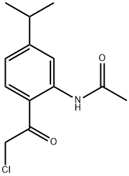 Acetamide,  N-[2-(chloroacetyl)-5-(1-methylethyl)phenyl]-  (9CI) Struktur