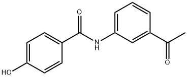 Benzamide, N-(3-acetylphenyl)-4-hydroxy- (9CI) Structure