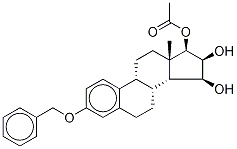 3-O-Benzyl Estetrol 17-Acetate Structure